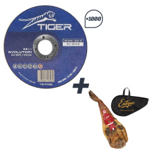 PACK PROMO 1000 DISQUES A TRONCONNER METAUX TIGER EVOLUTION Ø125X1,6 + JAMBON